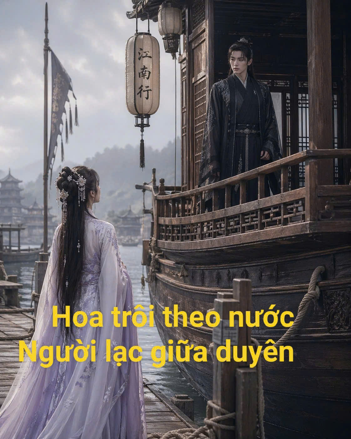 Hoa trôi theo nước người lạc giữa duyên